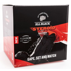 All Black Steroïd Triple Gode ABS19 Gape, Set and Match 23 x 13cm